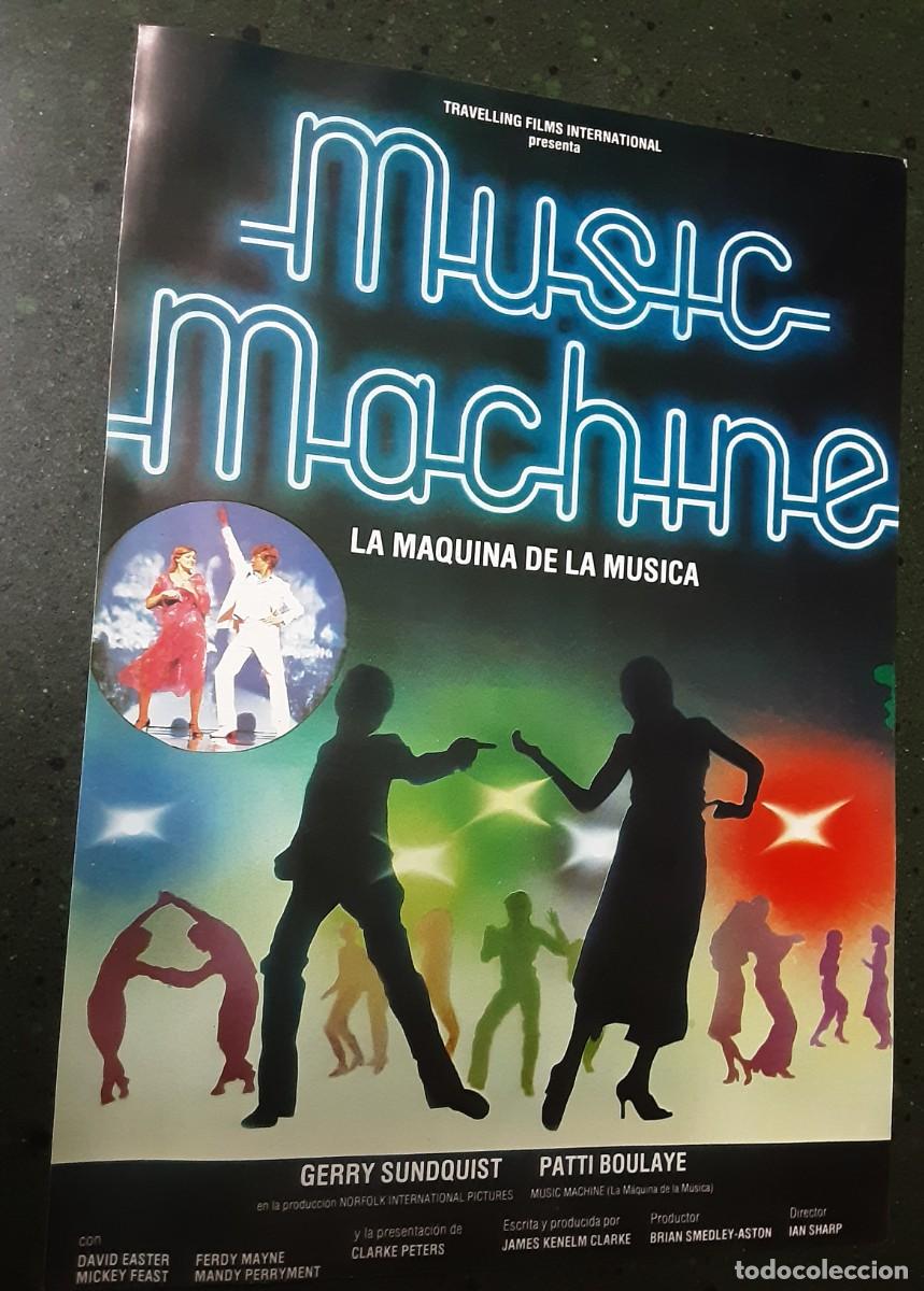 Cine: MUSIC MACHINE LA M&Aacute;QUINA DE LA M&Uacute;SICA, GERRY SUNDQUITS, PATTI BOULAYE.