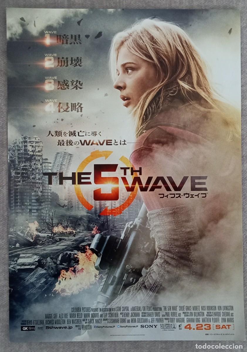 Cine: Guia japonesa programa flyer japon&eacute;s LA QUINTA OLA. Chlo&euml; Grace Moretz, Nick Robinson. JAPAN. JAP&Oacute;N