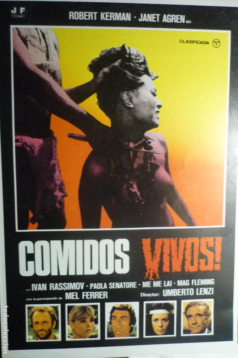 Cine: guia doble comidos vivos .-mel ferrer