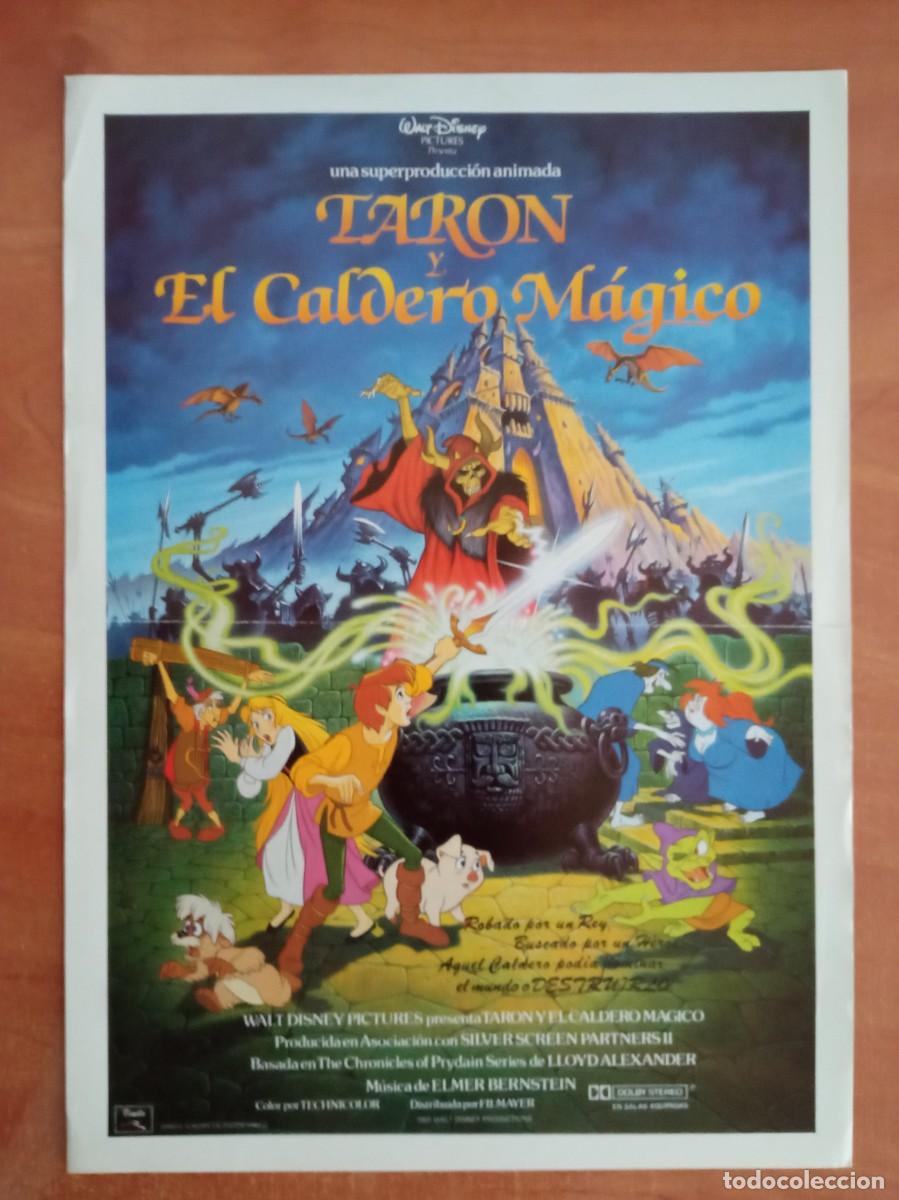 Cine: GU&Iacute;A PUBLICITARIA DE LA PEL&Iacute;CULA TARON Y EL CALDERO M&Aacute;GICO, DISNEY