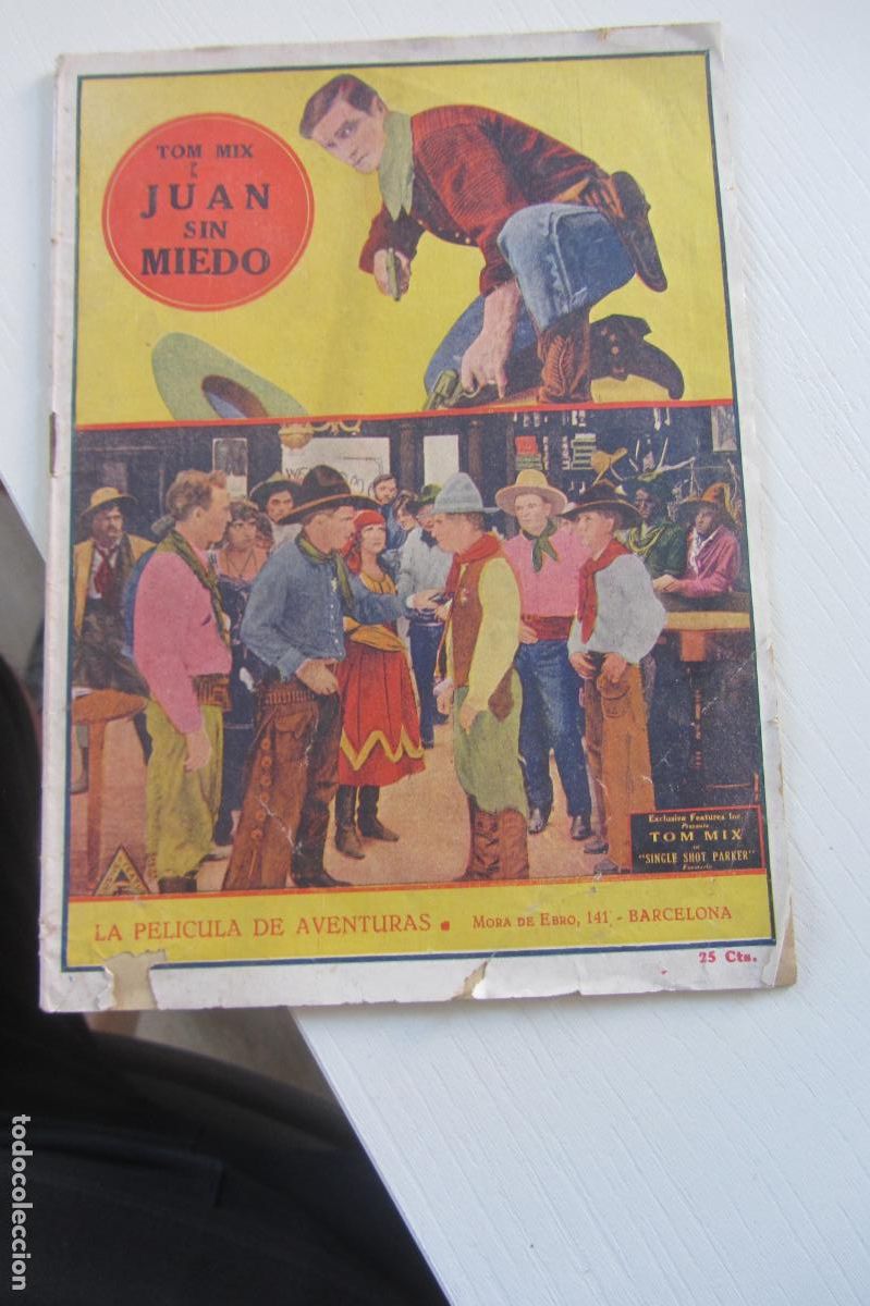 Cinema: pELICULA AVENTURAS TOM MIX JUAN SIN MIEDO arx111