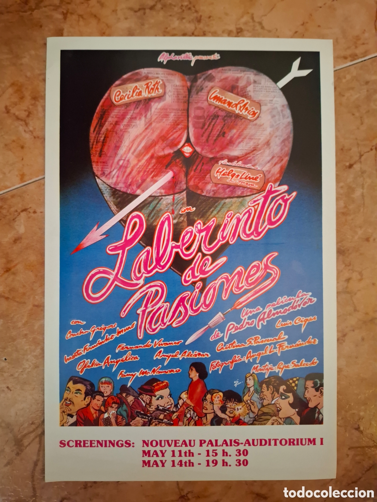 Cine: LOTE ARCHIVO PROMO DEFINITIVO: Gu&iacute;a Prensa (20 p&aacute;g) + Set 12 Fotocromos Completo + Folleto Cannes -