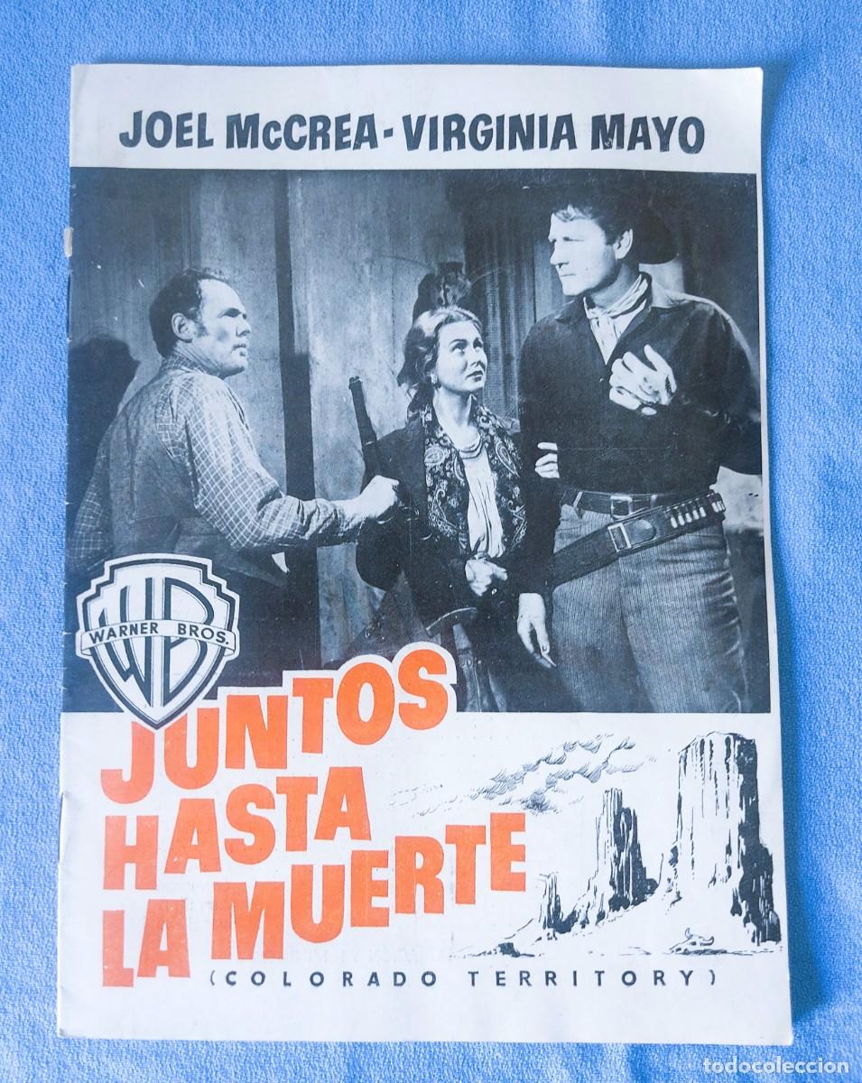 Cine: JUNTOS HASTA LA MUERTE WARNER BROS. JOEL McCREA VIRGINIA MAYO A&Ntilde;O 1949