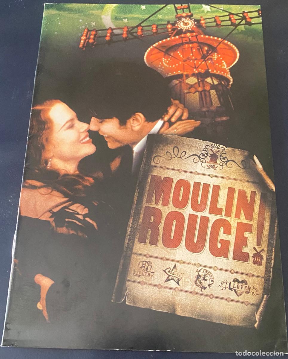 Cine: Gu&iacute;a / librito promocional del interior del DVD de 'Moulin Rouge'. 12 p&aacute;ginas. Con texto y fotos.