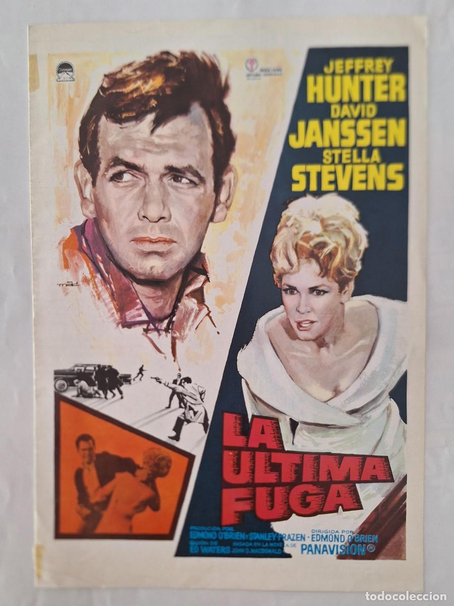 Cine: GIA PUBLICITARIA LA ULTIMA FUGA JEFFREY HUNTER MAC G-1810 RV