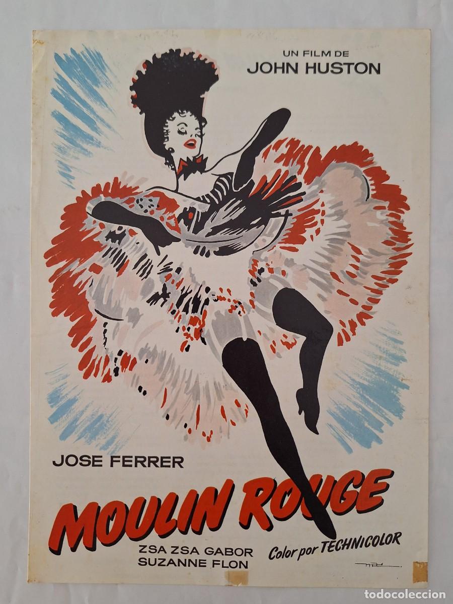 Cine: ANTIGUA GUIA PUBLICITARIA MOULIN ROUGE G-1816 RV