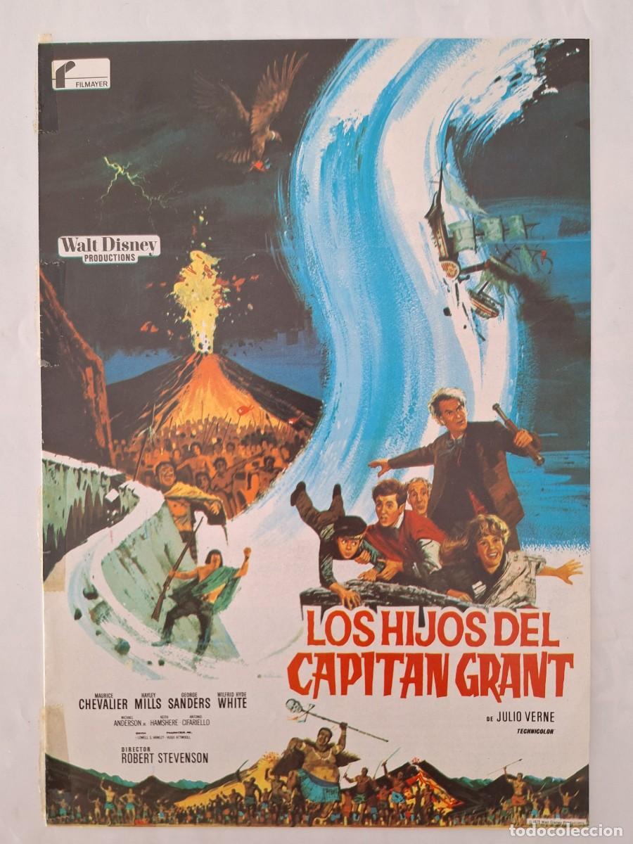 Cine: ANTIGUA GUIA PUBLICITARIA LOS HIJOS DEL CAPITAN GRANT G-1818 RV
