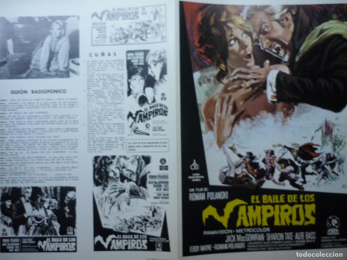 Cine: el baile de los vampiros - guia publicitaria original - roman polanski sharon tate