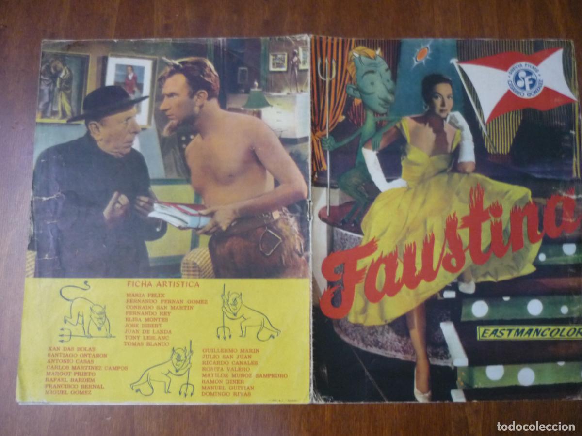 Cine: faustina - guia publicitaria original - maria felix fernando fernan gomez cine espa&ntilde;ol
