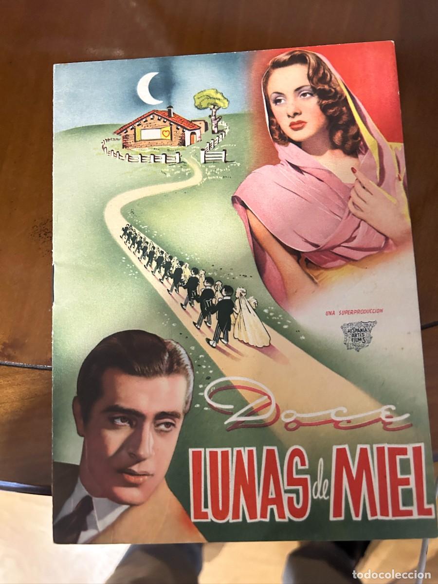 Cine: DOCE LUNAS DE MIEL GUIA PUBLICITARIA NUEVA 4 HOJAS POR LAS DOS CARAS
