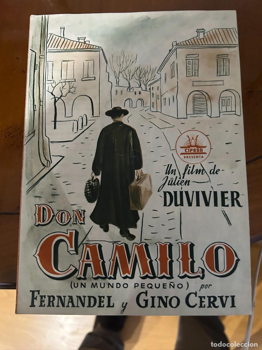 Cine: DON CAMILO GUIA PUBLICITARIA NUEVA 4 HOJAS DOBLES