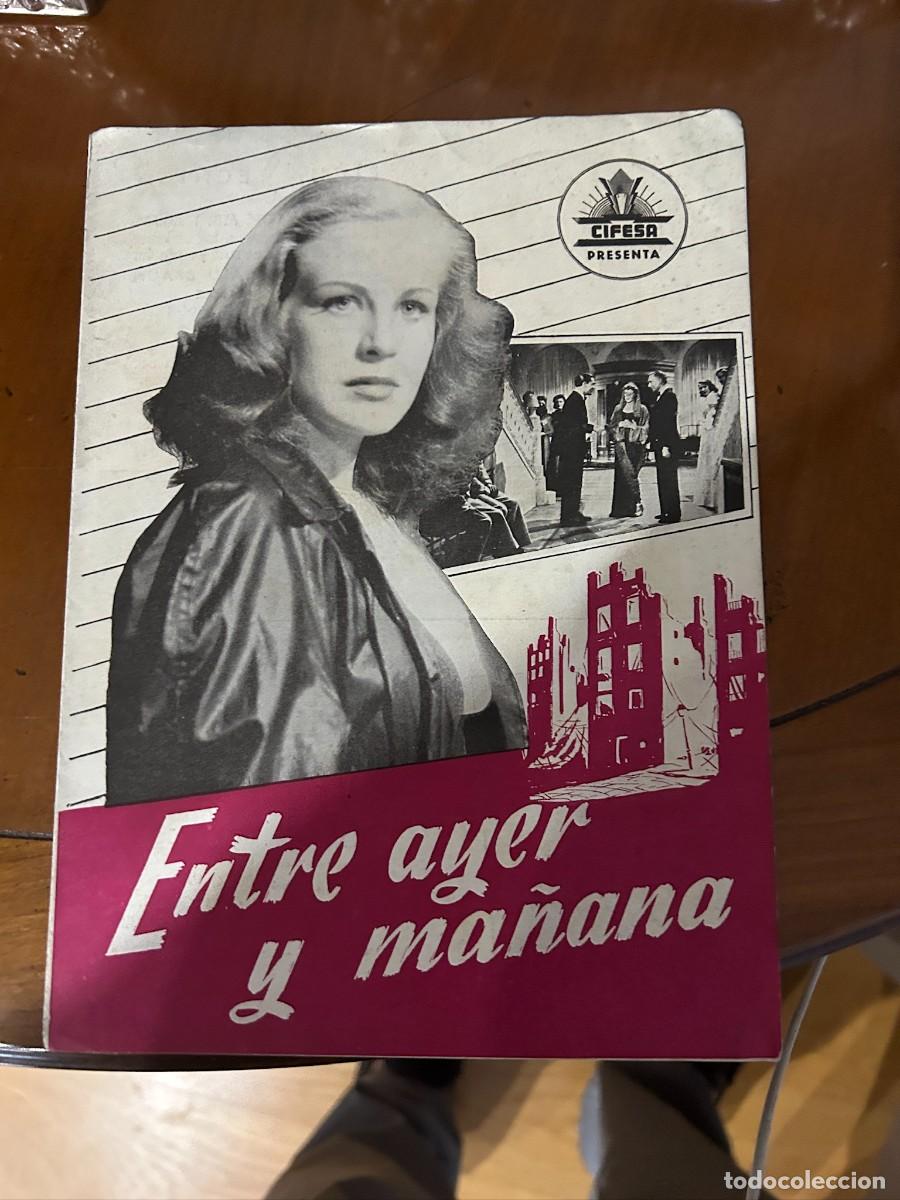 Cine: ENTTRE AYER Y MA&Ntilde;ANA CIFESA GUIA PUBLICITARIA NUEVA