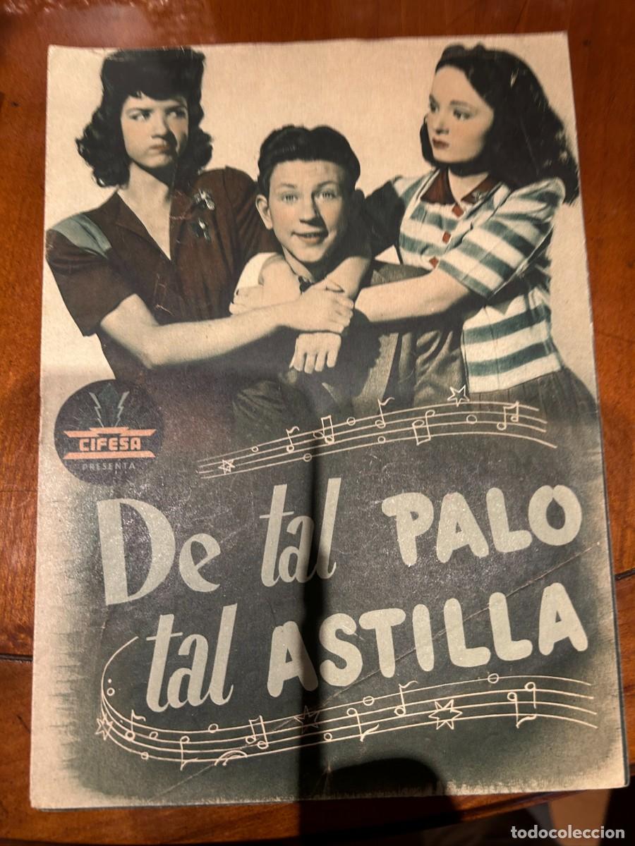 Cine: de tal palo tal astilla guia publicitaria nueva 4 hojas dobles