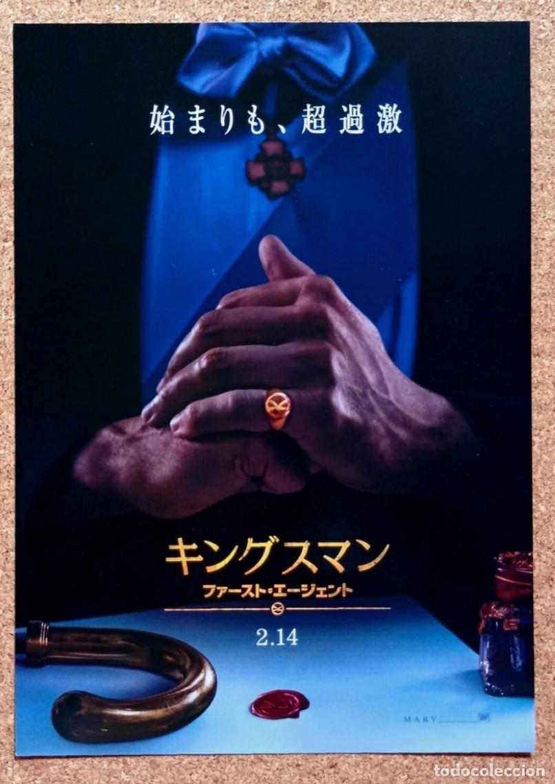 Cine: Gu&iacute;a japonesa movie flyer programa japon&eacute;s KINGSMAN PRIMERA MISI&Oacute;N. Matthew Vaughn, Ralph Fiennes