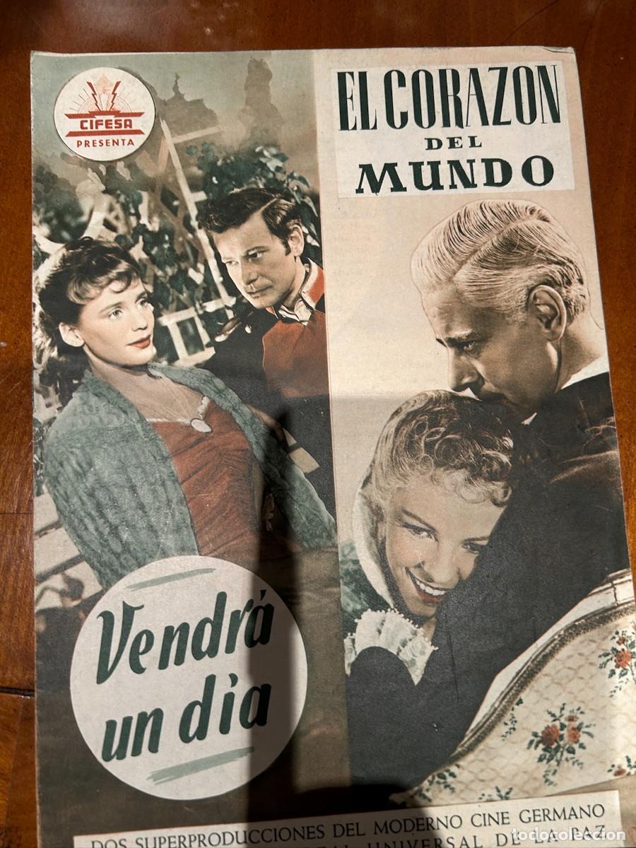 Cine: el corazon del mundo y vendra un dia guia publicitaria nueva 4 hojas dobles