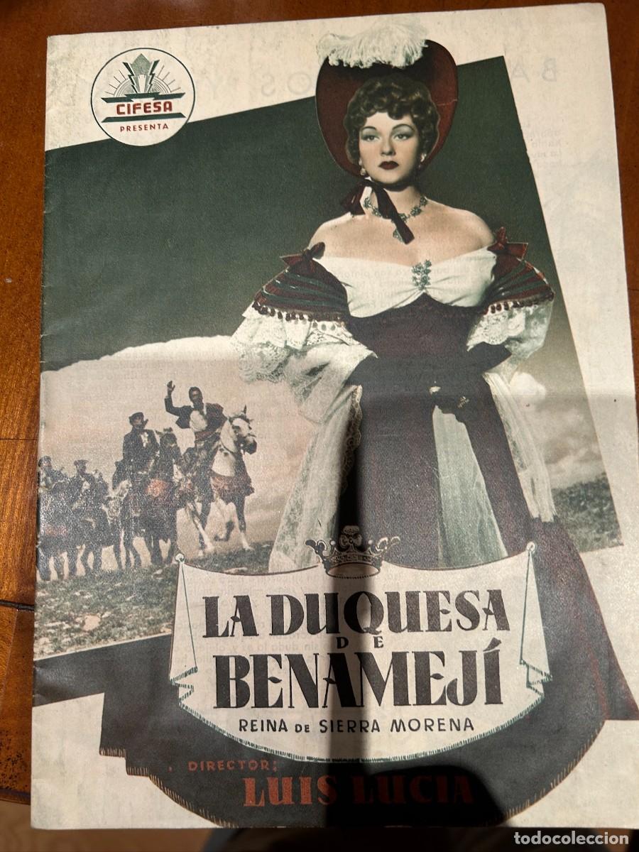 Cine: la duquesa de benameji guia publicitaria nueva 16 hojas dobles