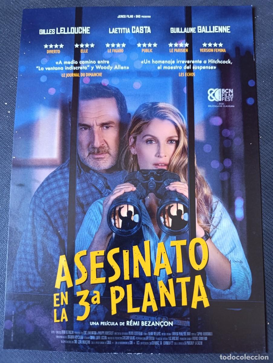 Cine: ASESINATO EN LA 3&ordf; PLANTA (GUIA ORIGINAL CINE SIMPLE) (PEDIDO MINIMO 5 EUROS)