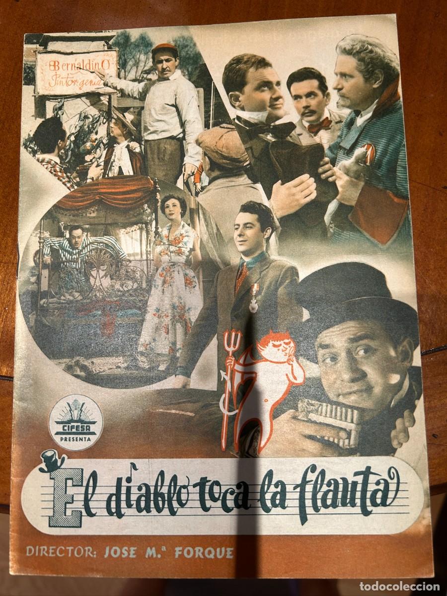 Cine: EL DIABLO TOCA LA FLAUTA GUIA PUBLICITARIA NUEVA 8 PAGINAS DOBLES