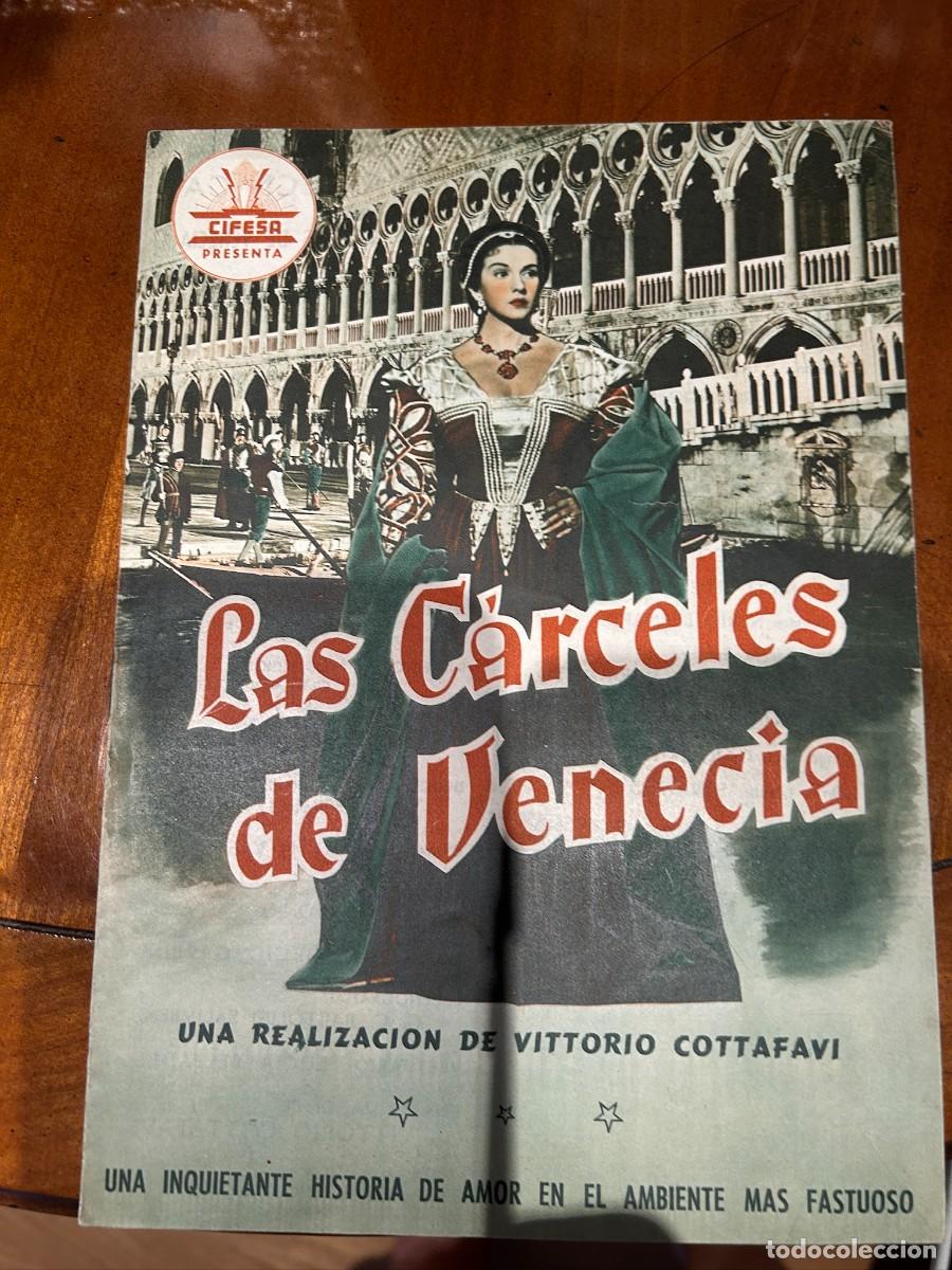 Cine: las carceles de venecia guia publicitaria nueva 4 hojas dobles