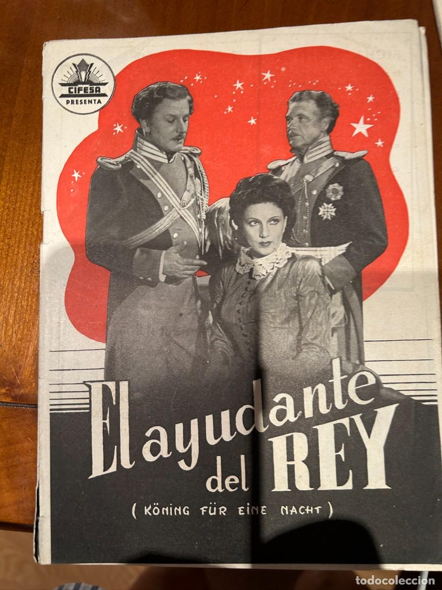 Cine: el ayudante del rey guia publicitaria correcta 4 hojas dobles