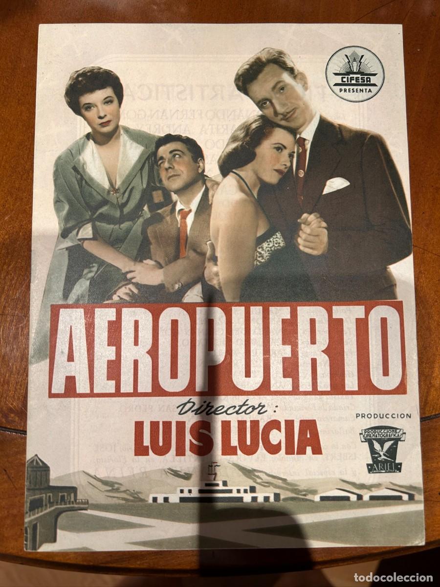 Cine: AEROPUERTO GUIA PUBLICITARIA NUEVA 8 HOJAS DOBLES FERNANDO FERNAN GOMEZ
