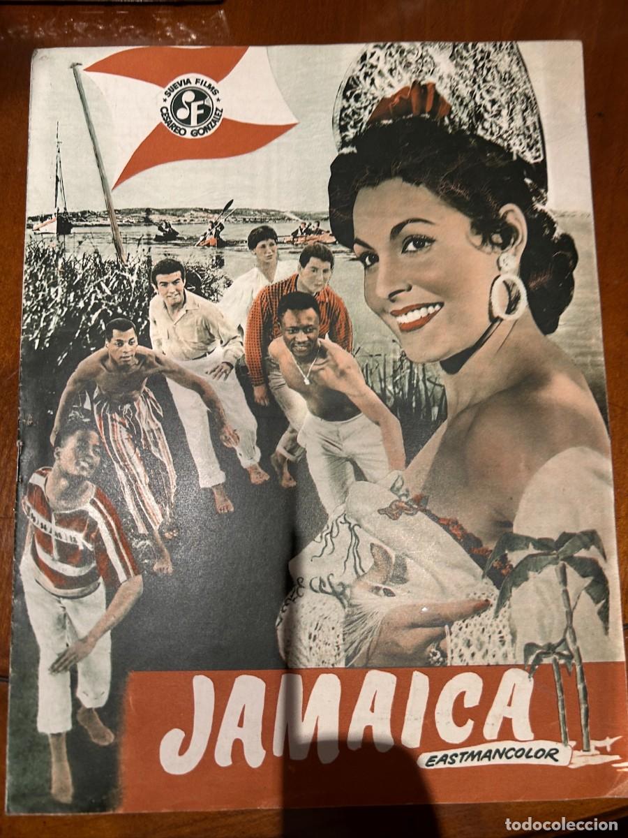 Cine: JAMAICA GUIA PUBLICITARIA NUEVA 4 HOJAS DOBLES LUIS MARIANO PAQUITA RICO