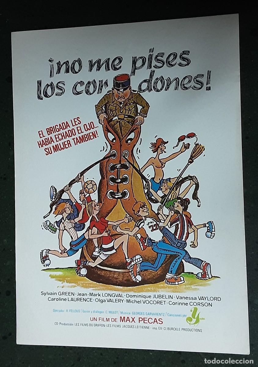 Cine: &iexcl;NO ME PISES LOS CORDONES! SYLVAIN GREEN, JEAN-MARK LONGVAL.