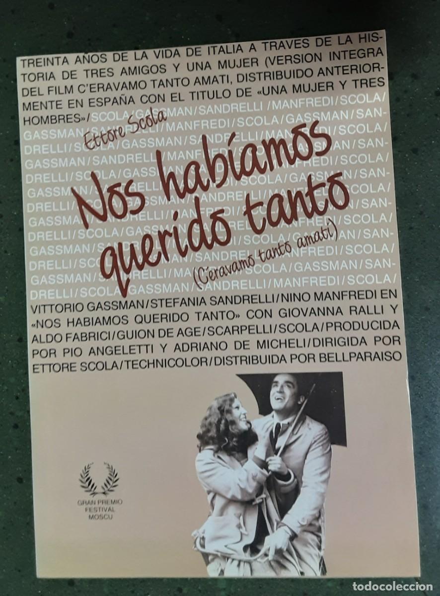 Cine: NOS HAB&Iacute;AMOS QUERIDO TANTO, VITTORIO GASSMAN, STEFANIA SANDRELLI, NINO MANFREDI.