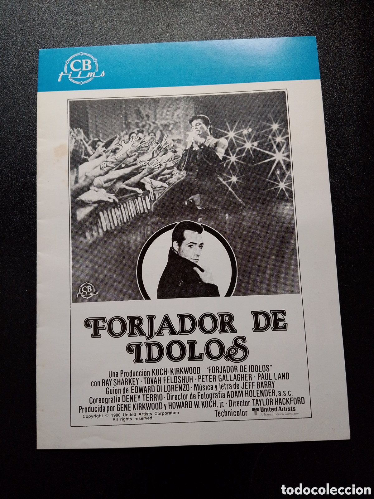 Cine: JFORJADOR DE IDOLOS - RAY SHARKEY Y TOVAH FELDSHUH - CB FILMS - GU&Iacute;A DE CINE ORIGINAL J58