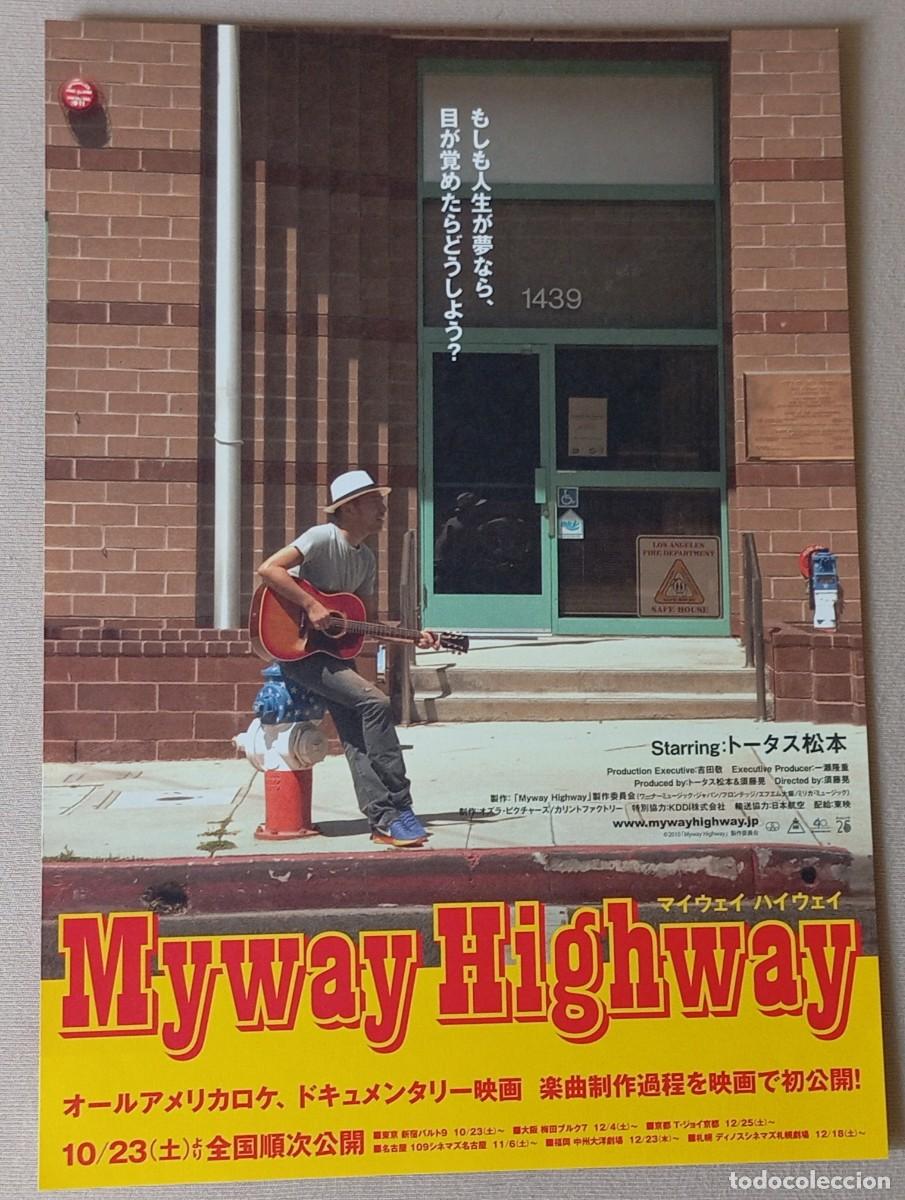 Cine: Gu&iacute;a japonesa movie flyer programa japon&eacute;s documental MY WAY HIGHTWAY M&uacute;sico Tortoie Matsumoto JAPA