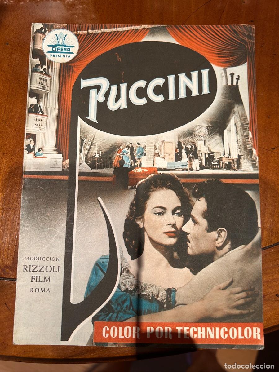 Cine: PUCCINI GUIA PUBLICITARIA NUEVA 4 HOJAS DOBLES
