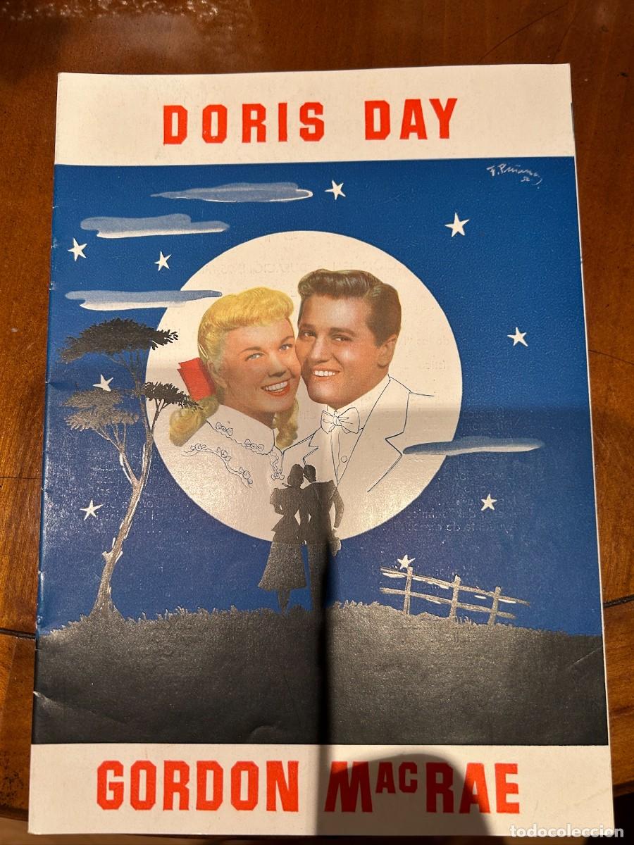 Cine: A LA LUZ DE LA LUNA GUIA PUBLICITARIA NUEVA 10 HOJAS DOBLES DORIS DAY