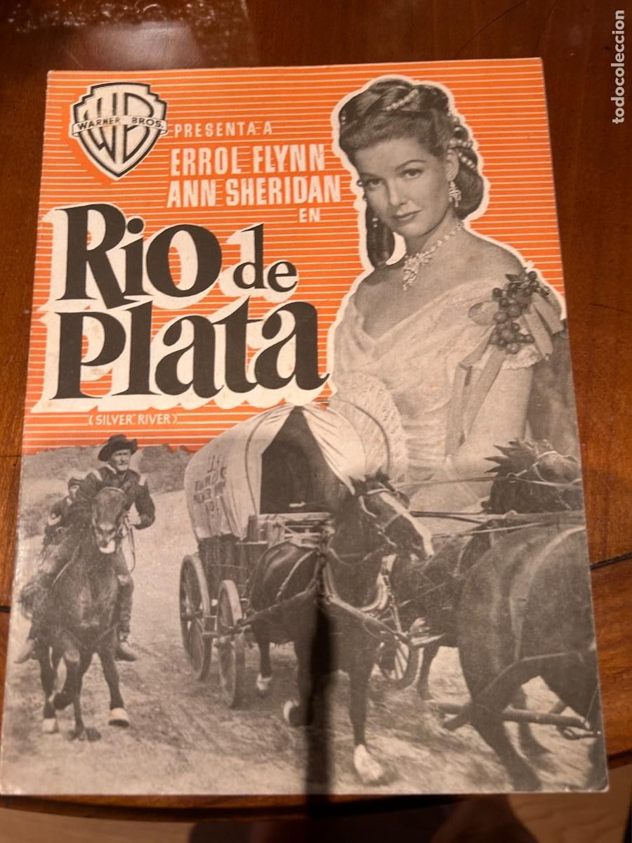 Cine: RIO DE PLATA GUIA PUBLICITARIA NUEVA 8 HOJAS DOBLES ERROL FLYNN