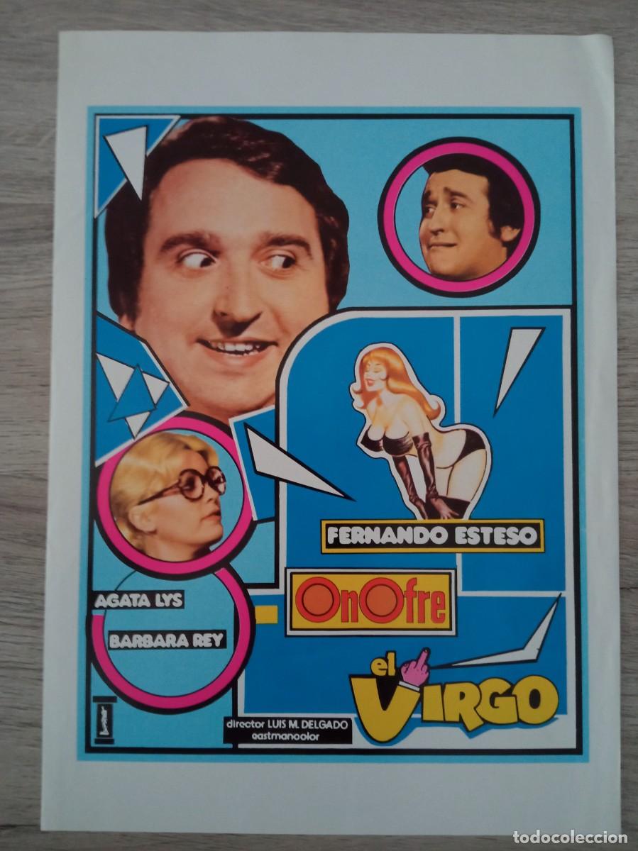 Cine: GU&Iacute;A PUBLICITARIA DE LA PEL&Iacute;CULA ONOFRE EL VIRGO, FERNANDO ESTESO, AGATA LYS, BARBARA REY