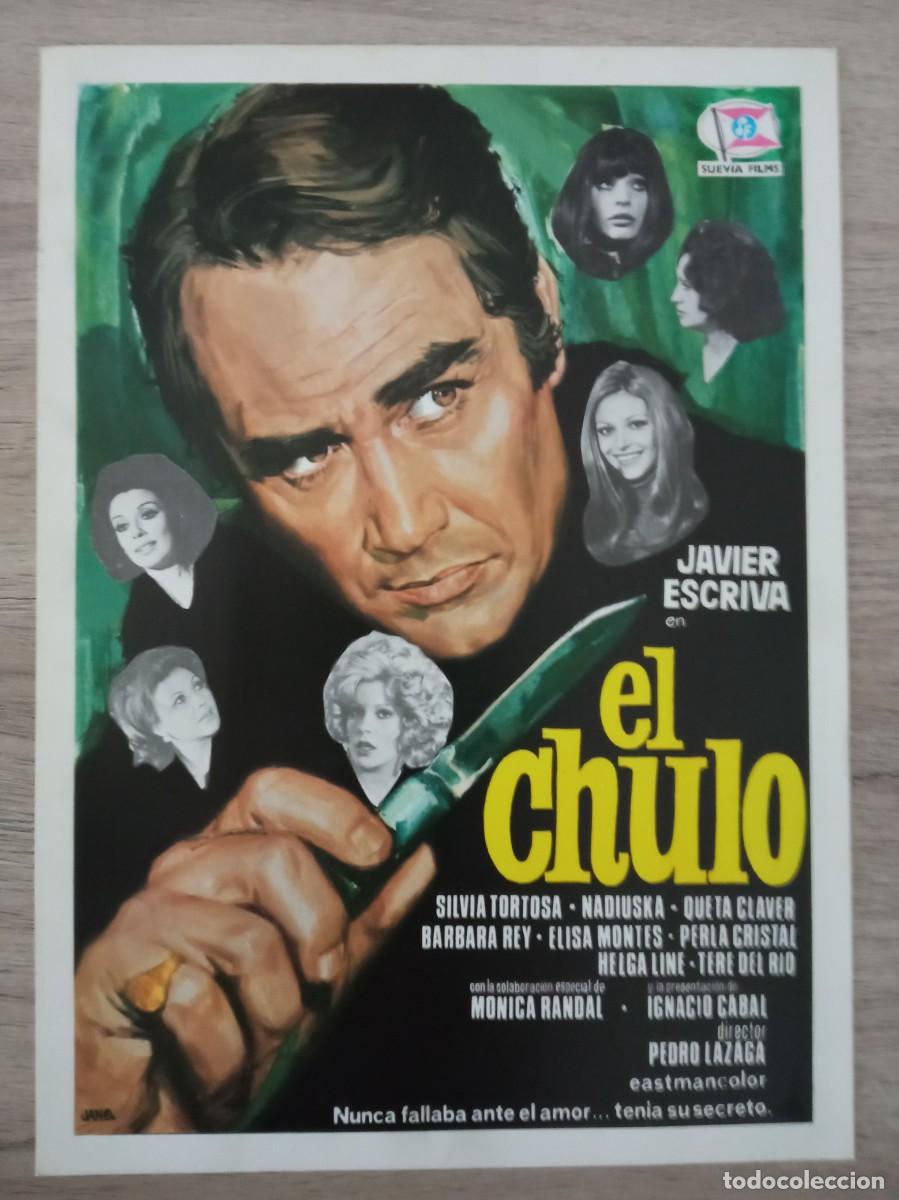 Cine: GU&Iacute;A PUBLICITARIA DE LA PEL&Iacute;CULA EL CHULO, JAVIER ESCRIVA, NADIUSKA