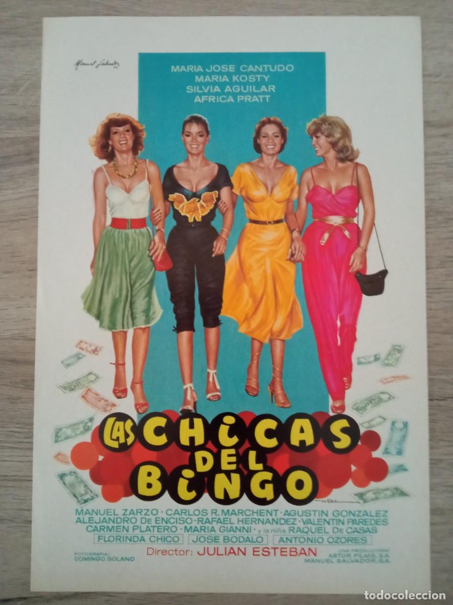 Cine: GU&Iacute;A PUBLICITARIA DE LA PEL&Iacute;CULA LAS CHICAS DEL BINGO, MARIA JOSE CANTUDO