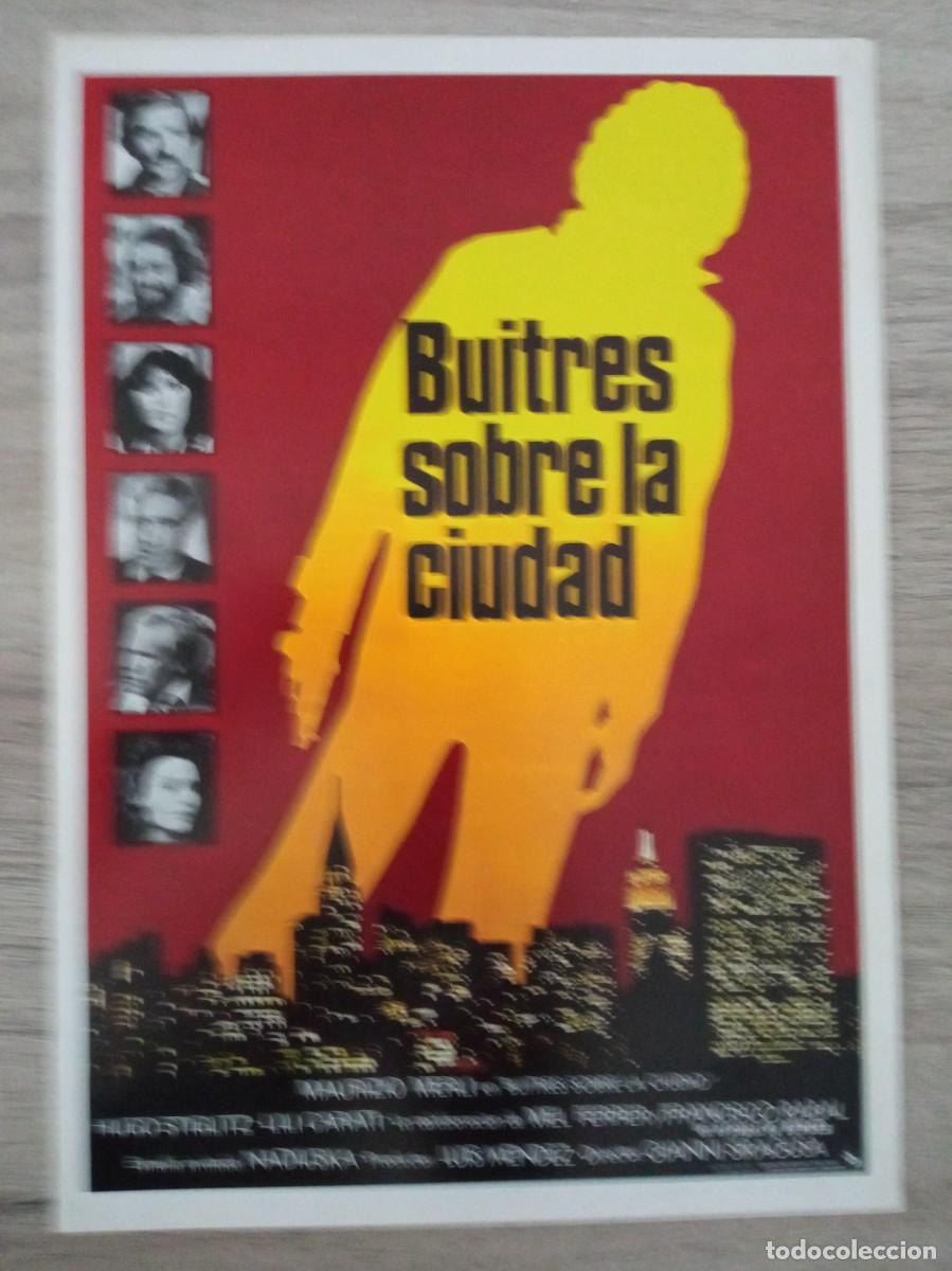 Cine: GU&Iacute;A PUBLICITARIA DE LA PEL&Iacute;CULA BUITRES SOBRE LA CIUDAD, MEL FERRER, NADIUSKA