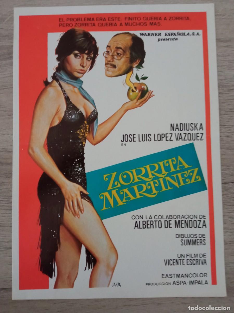 Cine: GU&Iacute;A PUBLICITARIA DE LA PEL&Iacute;CULA ZORRITA MARTINEZ, NADIUSKA