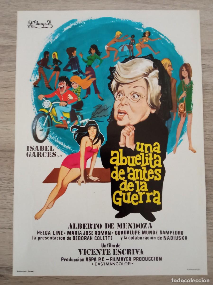 Cine: GU&Iacute;A PUBLICITARIA DE LA PEL&Iacute;CULA UNA ABUELITA DE ANTES DE LA GUERRA, ISABEL GARCES, NADIUSKA