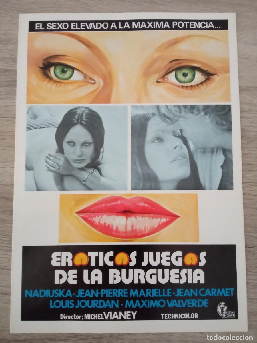 Cine: GU&Iacute;A PUBLICITARIA DE LA PEL&Iacute;CULA ER&Oacute;TICOS JUEGOS DE LA BURGUES&Iacute;A, NADIUSKA