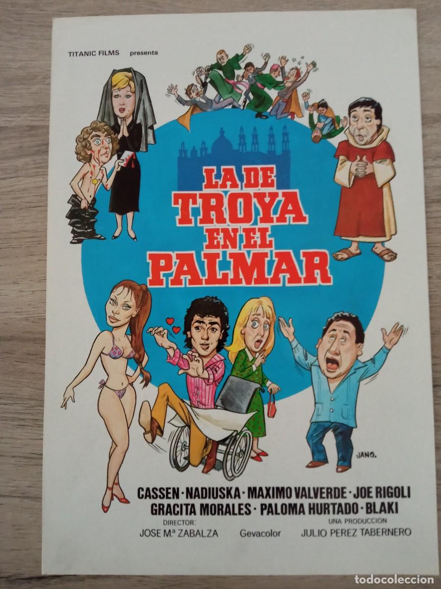 Cine: GU&Iacute;A PUBLICITARIA DE LA PEL&Iacute;CULA LA DE TROYA EN EL PALMAR, CASSEN, NADIUSKA