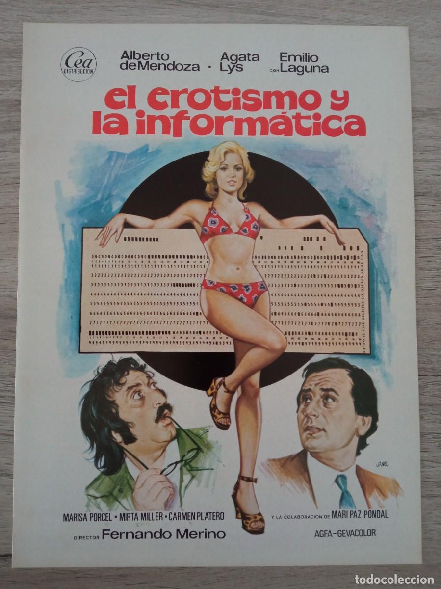Cine: GU&Iacute;A PUBLICITARIA DE LA PEL&Iacute;CULA EL EROTISMO Y LA INFORM&Aacute;TICA, AGATA LYS