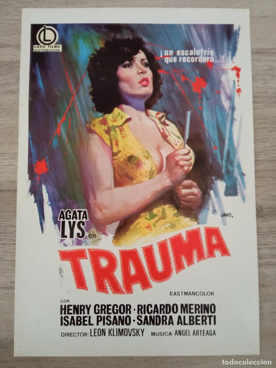Cine: GU&Iacute;A PUBLICITARIA DE LA PEL&Iacute;CULA TRAUMA, AGATA LYS