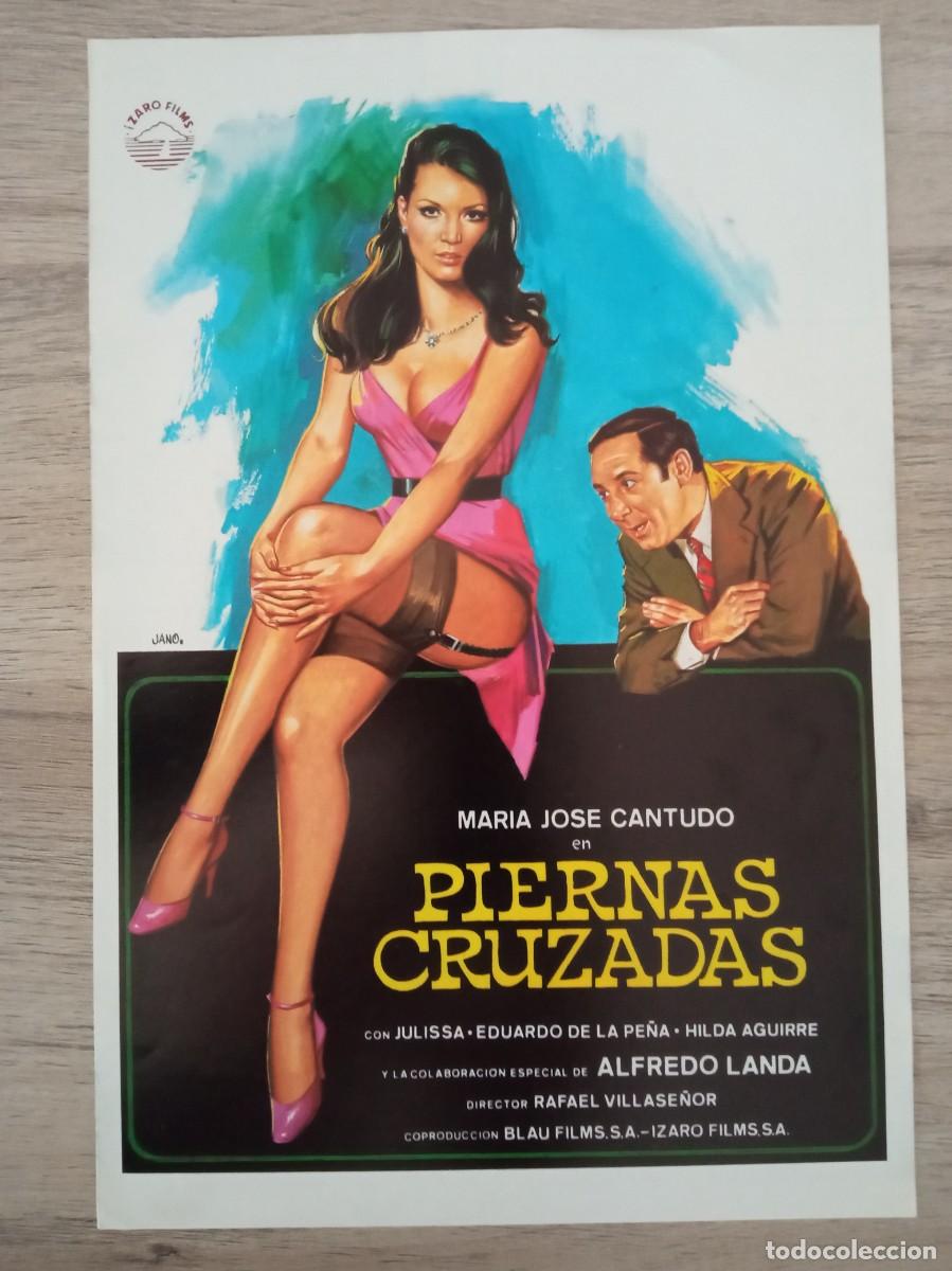 Cine: GU&Iacute;A PUBLICITARIA DE LA PEL&Iacute;CULA PIERNAS CRUZADAS, MARIA JOSE CANTUDO, ALFREDO LANDA