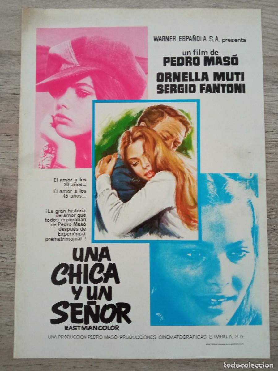Cine: GU&Iacute;A PUBLICITARIA DE LA PEL&Iacute;CULA UNA CHICA Y UN SE&Ntilde;OR, ORNELLA MUTI
