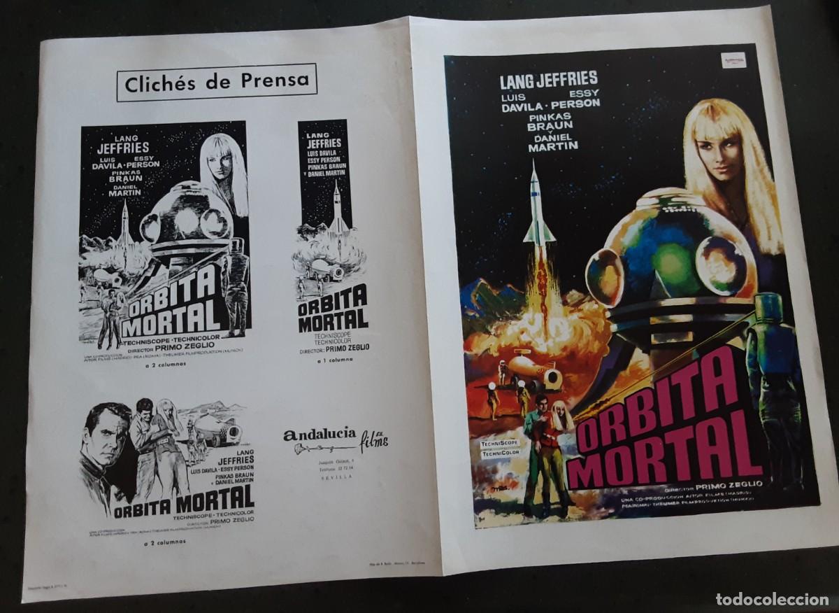 Cine: ORBITA MORTAL, LANG JEFFRIES, LUIS D&Aacute;VILA, ESSY PERSON.