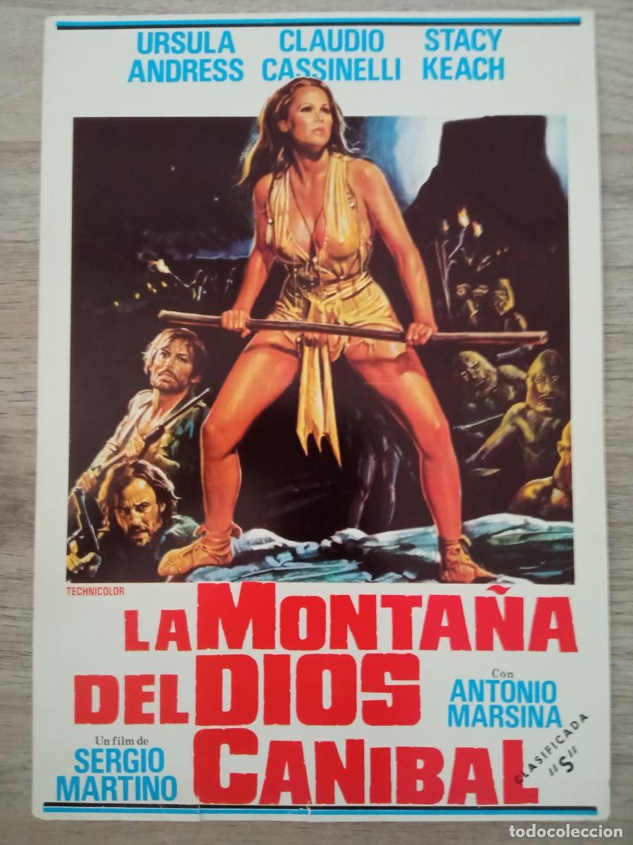 Cine: GU&Iacute;A PUBLICITARIA DE LA PEL&Iacute;CULA LA MONTA&Ntilde;A DEL DIOS CANIBAL, URSULA ANDRESS