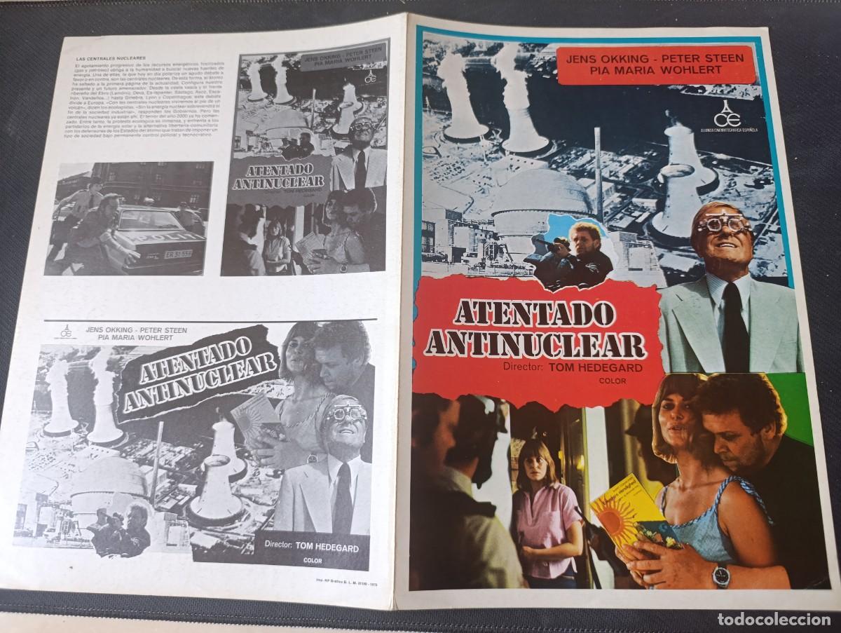 Cinema: ATENTADO ANTINUCLEAR (GUIA ORIGINAL CINE DOBLE) (PEDIDO MINIMO 5 EUROS)