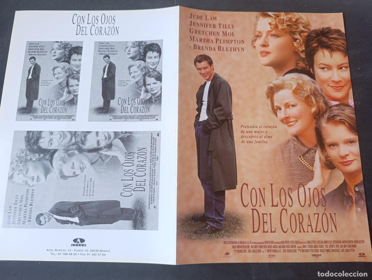 Cinema: CON LOS OJOS DEL CORAZON (GUIA ORIGINAL CINE DOBLE) JUDE LAW (PEDIDO MINIMO 5 EUROS)