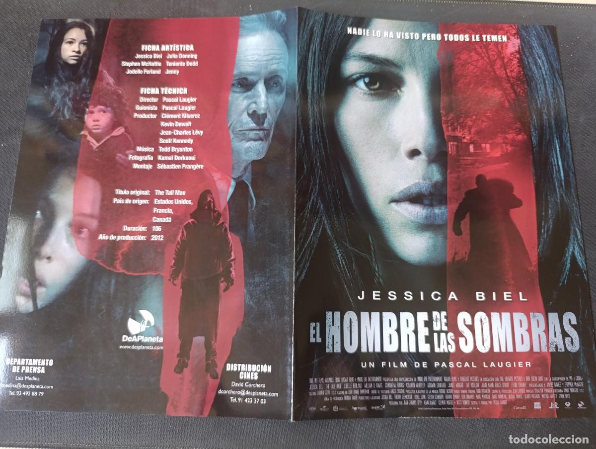 Cine: EL HOMBRE DE LAS SOMBRAS (GUIA ORIGINAL CINE DOBLE) JESSICA BIEL (PEDIDO MINIMO 5 EUROS)